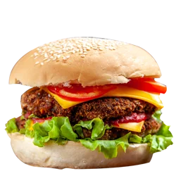Hot Burger Menü